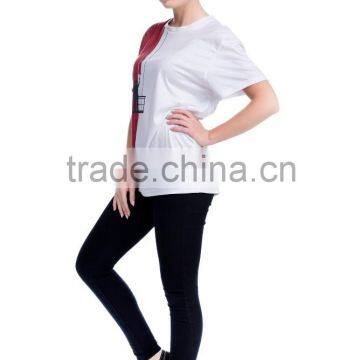 OEM Brand New 3D Print Latest T Shirt Designs for Girls photo-6