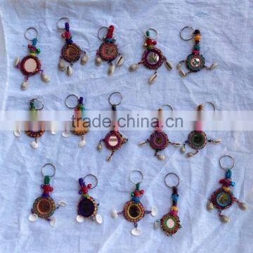 Banjara key chains with shells