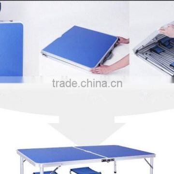 Camping Portable Aluminum Adjustable Height Folding Picnic Table Quality Choice photo-3