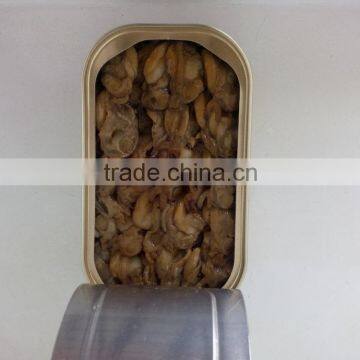 High Quality Canned Smoked Clam With Vegetable Oil photo-5