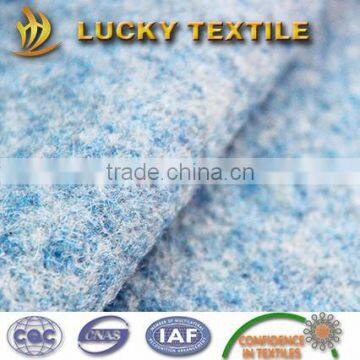 Plain style knit jacquard merino wool fabric for coat