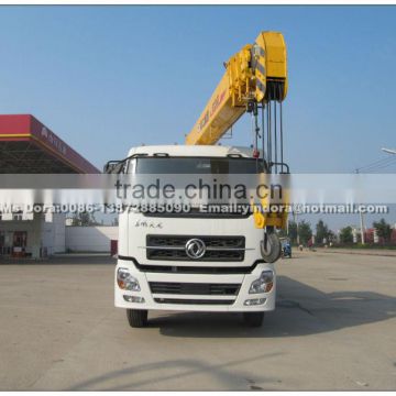 Dongfeng bottom price 10ton hydraulic boom truck crane