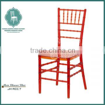 Fireproof Stackable resin chiavari tiffany chair