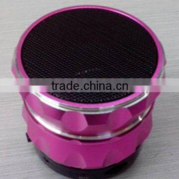 Multicolor Aluminum SD Card Portable Bluetooth Speaker