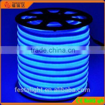 White PVC Base Crystal Blue color 80 Led Neon Flexible tube With 4.8W/M Power