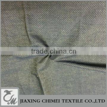 jiaxing Dot printed pattern of cotton denim for denim jacket