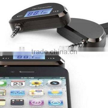 Wireless 3.5mm LCD Car FM Transmitter For iPod iPhone 4S 5 5S Galaxy S3 S4 HTC