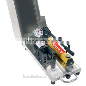 available in stock manual hydraulic cutting ring machine DIN2353