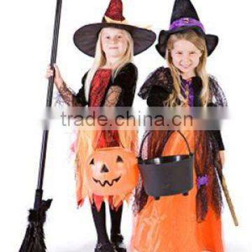 Kids Halloween Witch Cosplay/Witch dress up/Witch Costume 002