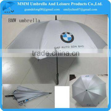 2014 white auto open golf umbrella-anti UV