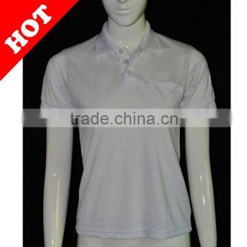 Double Sleeve Contrast Colour New Design Polo Shirt