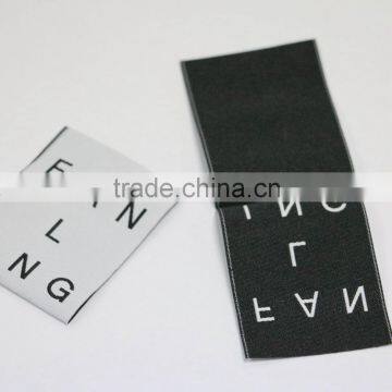 Centre Fold Woven Lable Free SampleTag Label for Garment Clothes Bags Shoes photo-2