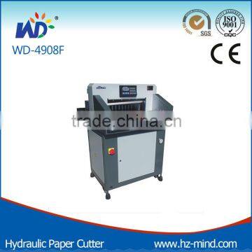 Hydraulic Program contro Paper Cutting Machine WD-4908F with 8cm