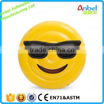 Giant Sunglasses Face Emoji Pool Float Inflatable Pool Toy Floats Beach Toys Summer Toy