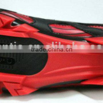 2016 OEM Black Red Mtb Cycling Shoes With Quick Release Atop Micro Adjustment Buckle Compatiable With SPD Pedal photo-2