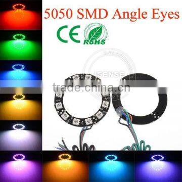 Hot -sell color changing 5050smd ring rgb angel eyes with high quality