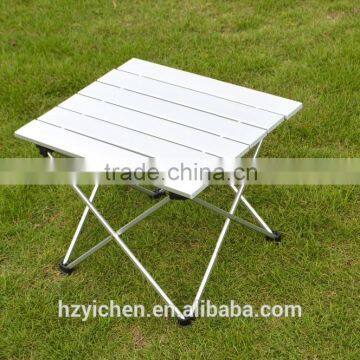 lightweight aluminum body building small portable folding table