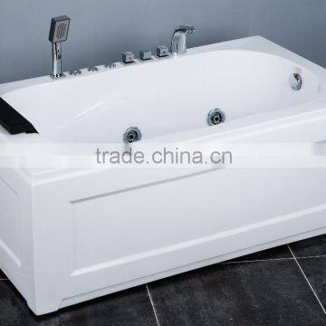 SUNZOOM UPC/cUPC certified sex video bathtub with skirt panel, sex abs massage bathtub, massage bathtub 1500