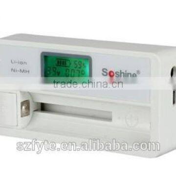 Alibaba high quality Soshine SC-S7 Lithium Ni-MH Battery Charger for best price sale