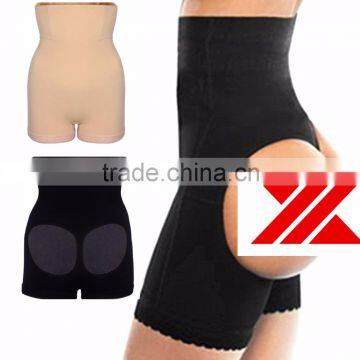 Black HIGH WAIST BUTT LIFTER UNDERWEAR