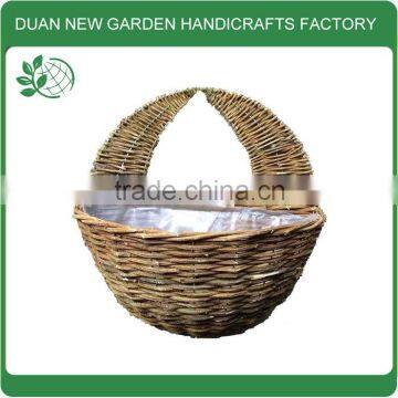 rattan woven decorative wall hanging baskets