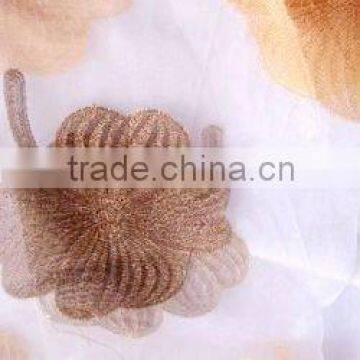 100%polyester cut-out curtain fabric