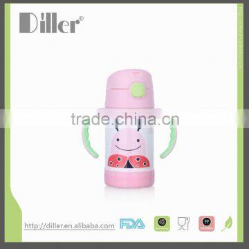 food grade keep hot and cold children water bottle 250ml vacuum flask kids thermos for school