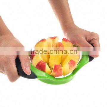 stainless steel apple cutter with silicone frame Apple Cutter kitchen accessories vegetable fruit cutter