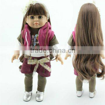 Reborn vinyl doll 18 inch american girls doll wholesale