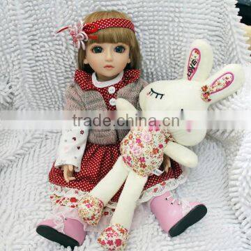 18 inch Vinyl SD doll lifelike boll jointed doll bjd vinyl dolls