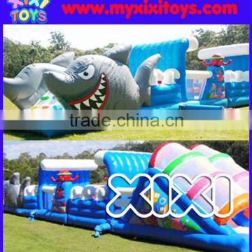 2016 NEW Inflatable obstacle course for kids and adults