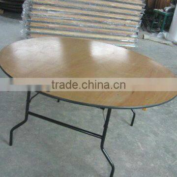 round wedding wood folding table