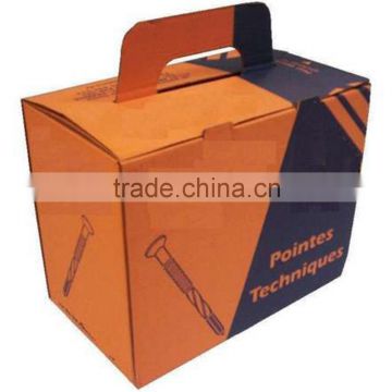 Corrugated Packing Logo Printing Box with hanger