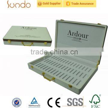 handmade classic wooden essential oil packaging box