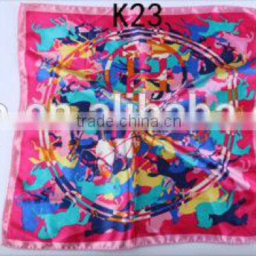 women Silk Satin square Scarves Neckerchief SS-009