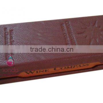 new arrival leather and real wood wine box