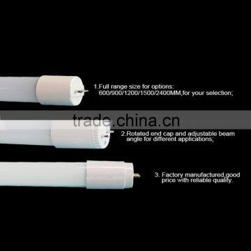 High Brightness Glass Tube 4ft 1.2m Led Tube 8 With Rotating Light Base Lamps for Home photo-4