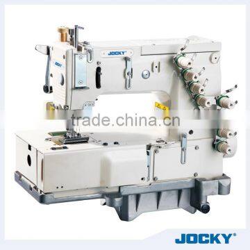 JK1404P flat bed double chain circular multi needle sewing machine