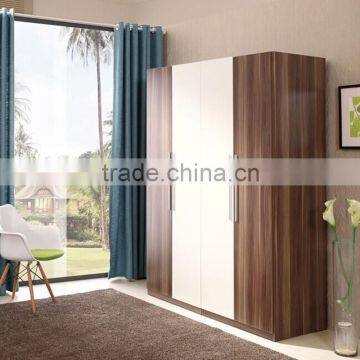 Modern Bedroom 2 Doors Wooden Modular Wardrobe