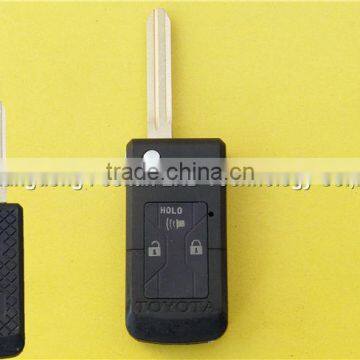 Replacement 3 button flip key remote shell case for Toyota car master key