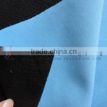 high stretch plain fabric bonded polar fleece fabric