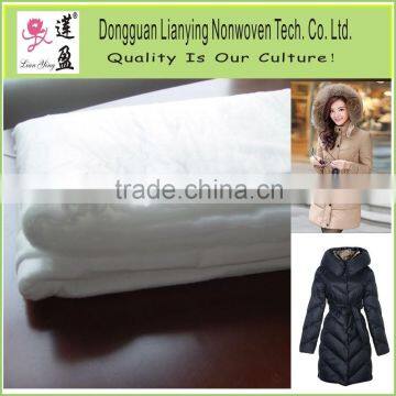 high clo wadding poly wadding for garment/quilt