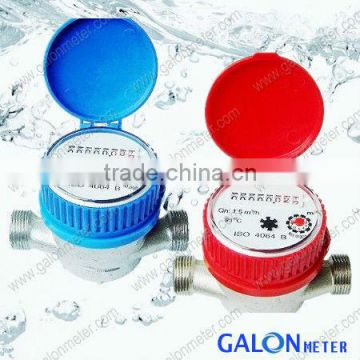 Single jet water meter