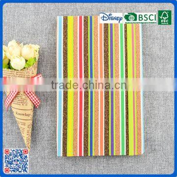 2016 OEM recycle A6 color notebook for school stationery