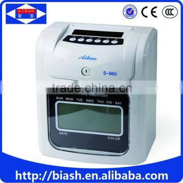 card punch time clcok attendance machine