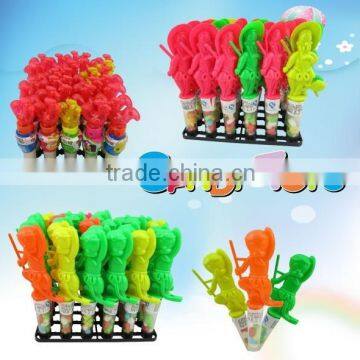 Cheap price sweets candy toy with tude plastic toy