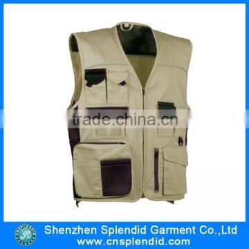 Wholesale cheap products 100 cotton cameraman vest