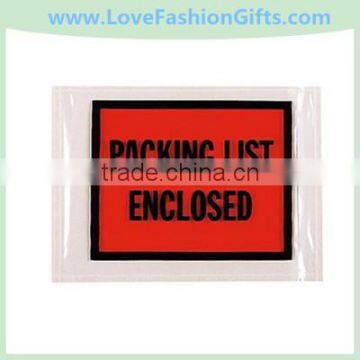 Packing List Enclosed Envelopes, Full-Face Style, 4 1/2" x 5 1/2"