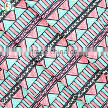 2015 New Product Excellent Stretch Nylon Elastane Geometric Pattern Underwear Fabric Nylon Lycra Fabric