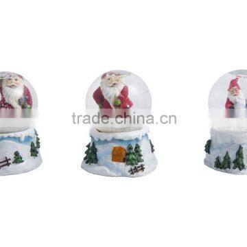 Poresin Christmas Santa Claus Music Snow Globe photo-4